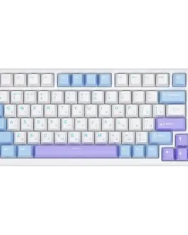 Геймърска клавиатура ROYAL KLUDGE RK-M75 Taro Milk Gaming Keyboard K Silver