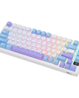 Alternative view of Геймърска клавиатура ROYAL KLUDGE RK-M75 Taro Milk Gaming Keyboard K Silver switch