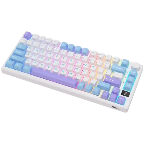 Alternative view of Геймърска клавиатура ROYAL KLUDGE RK-M75 Taro Milk Gaming Keyboard K Silver switch