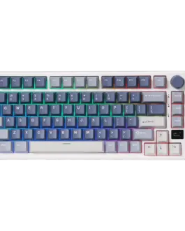Геймърска клавиатура ROYAL KLUDGE RK-M75 Ocean Blue Gaming Keyboard K Sliver