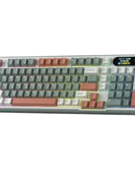 Alternative view of Геймърска клавиатура ROYAL KLUDGE RK-S98 Camping Green Gaming Keyboard Chartreuse switch