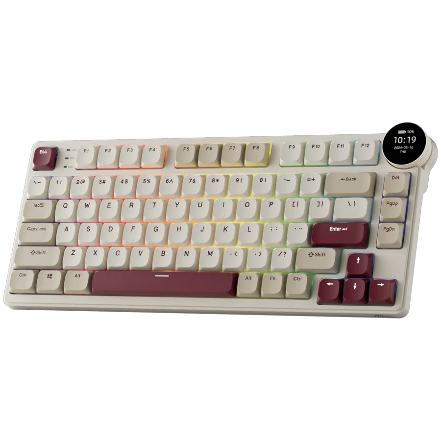 Геймърска клавиатура ROYAL KLUDGE RK N80 Rosy Clouds Gaming Keyboard Red switch - Image 10