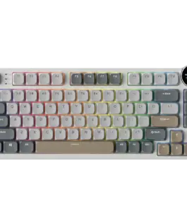 Геймърска клавиатура ROYAL KLUDGE RK N80 Pearly Dawn Gaming Keyboard Red switch
