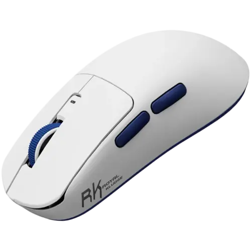Alternative view of Геймърска мишка ROYAL KLUDGE M30 White Blue Gaming Mouse PAW 33111K
