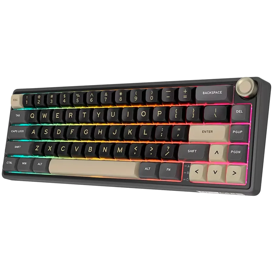 Геймърска клавиатура ROYAL KLUDGE R65 Phantom Gaming Keyboard Chartreuse switch - Image 16