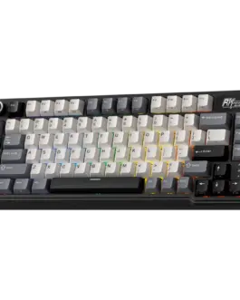Alternative view of Геймърска клавиатура ROYAL KLUDGE RK L75 Knight Black Gaming Keyboard Cream switch