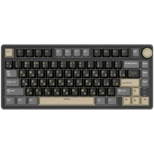 Геймърска клавиатура ROYAL KLUDGE R75 Phantom Gaming Keyboard K silver switch