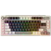 Геймърска клавиатура ROYAL KLUDGE RK L75 Mocha Grey Gaming Keyboard Cream switch