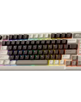 Alternative view of Геймърска клавиатура ROYAL KLUDGE RK L75 Mocha Grey Gaming Keyboard Cream switch