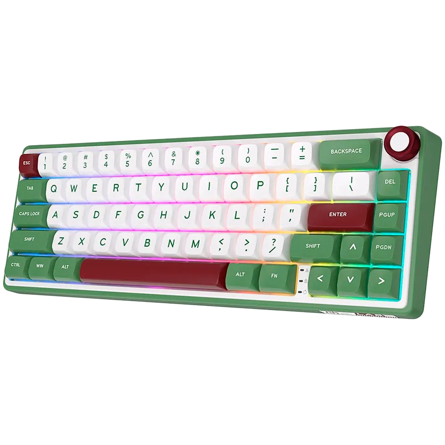 Геймърска клавиатура ROYAL KLUDGE R65 Green sand Gaming Keyboard Chartreuse switch - Image 20