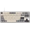 Геймърска клавиатура ROYAL KLUDGE R87Pro Half Grey Gaming Keyboard Creamy switch