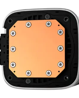 Alternative view of Охладител за процесор Охладител DeepCool LP240, 240mm CPU Liquid Cooler, 2x120mm ARGB PWM Fans, Dot-matrix Screen, Anti-Leak Technology, Black, LGA1851/1700/1200/1151/1150/1155, AMD AM5/AM4, 5Y, R-LP240-BKMSNC-G-1