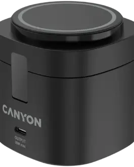 Зарядно за мобилен телефон Canyon 4 in 1 Wireless Charging Stand 30W max Size: 70x70x70.3mm weight: 414g with 65W charge