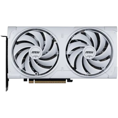 Alternative view of Видео карта MSI Video Card Nvidia GeForce RTX 5070 12G VENTUS 2X OC WHITE, 12GB GDDR7, 192bit, Effective Memory Clock: 28000MHz, Boost: 2542 MHz, 6144 CUDA Cores, PCIe 5.0, 3x DP 2.1b, HDMI 2.1b, RAY TRACING, Dual Fan, 1x16pin, 650W Recommended PSU,