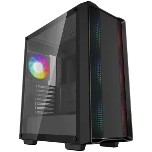 Кутия за компютър DeepCool CC560 ARGB V2 Mid Tower Mini-ITX/Micro-ATX/ATX 1xUSB3.0 1xUSB2.0 1xAudio 4x120mm Pre-Installe