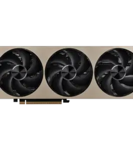 Alternative view of Видео карта MSI Video Card Nvidia GeForce RTX 5080 16G INSPIRE 3X OC, 16GB GDDR7, 256bit, Effective Memory Clock: 30000MHz, Boost: 2640 MHz, 10752 CUDA Cores, PCIe 5.0, 3x DP 2.1b, HDMI 2.1b, RAY TRACING, Triple Fan, 1x16pin, 850W Recommended PSU, 3Y