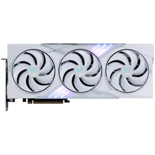 Alternative view of Видео карта MSI Video Card Nvidia GeForce RTX 5080 16G GAMING TRIO OC WHITE (16GB GDDR7/256bit, PCI-E Gen5, 3x DP 2.1, 1x HDMI 2.1, 1x 16-pin Power Connector, 850W recommended PSU, Retail)