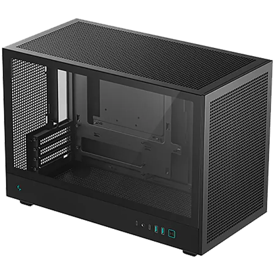 Кутия за компютър DeepCool CH260 Mini Tower Mini-ITX 2xUSB3.0 1xType-C Gen 2 1xAudio Mesh Panel Black 2Y