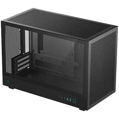 Кутия за компютър DeepCool CH260 Mini Tower Mini-ITX 2xUSB3.0 1xType-C Gen 2 1xAudio Mesh Panel Black 2Y