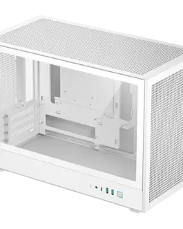 Кутия за компютър DeepCool CH260 WH Mini Tower Mini-ITX 2xUSB3.0 1xType-C Gen 2 1xAudio Mesh Panel White 2Y