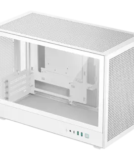 Кутия за компютър DeepCool CH260 WH Mini Tower Mini-ITX 2xUSB3.0 1xType-C Gen 2 1xAudio Mesh Panel White 2Y