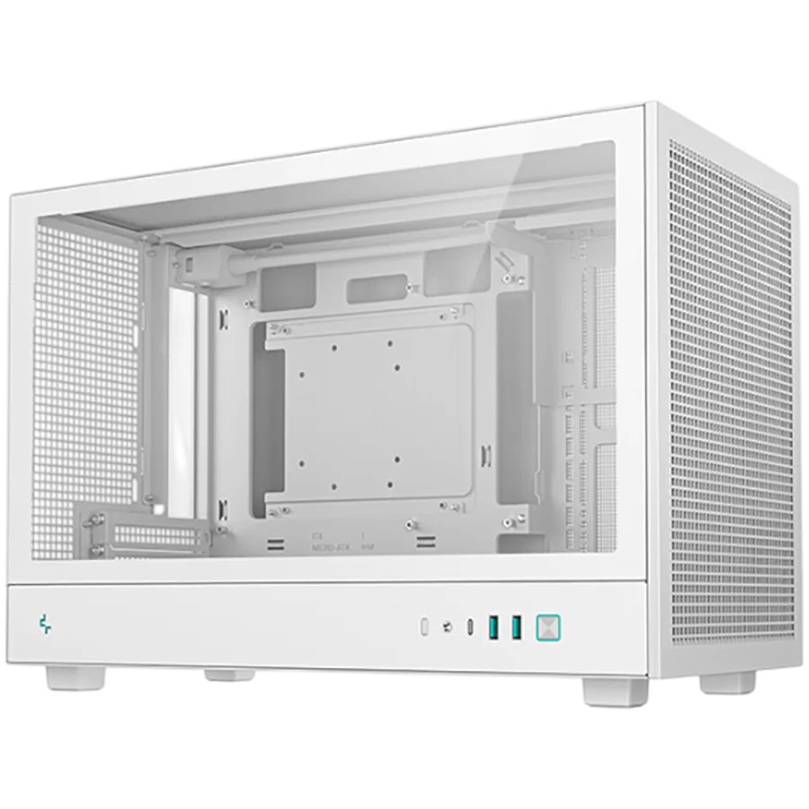 Кутия за компютър DeepCool CH260 WH, Mini Tower, Mini-ITX, 2xUSB3.0, 1xType-C Gen 2, 1xAudio, Mesh Panel, White, 2Y, R-CH260-WHNGM0-G-1 - Image 39