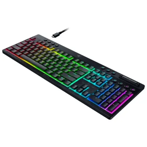 Alternative view of Геймърска клавиатура Razer BlackWidow V4 Low-profile HyperSpeed (Green Switch) - US Layout - Gaming Keyboard