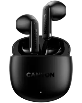 Bluetooth слушалки CANYON TWS headset OnGo 13 Semi-in-ear Black
