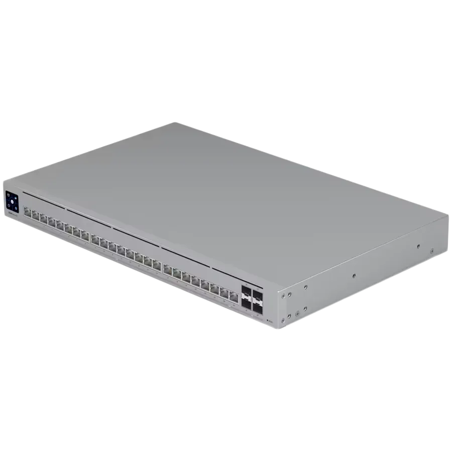Kомутатор Ubiquiti Layer 3 Etherlighting switch USW-PRO-HD-24-EU, (22) 2.5 GbE, (2) 10 GbE ports, (4) 10G SFP+ ports. DC power backup ready - Image 27