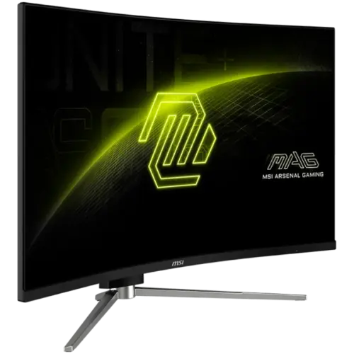Alternative view of Монитор MSI MAG 325CQRXF E2 Gaming Monitor, 31.5" 240Hz, WQHD (2560x1440) 16:9, Rapid VA, 0.5ms, 300nits, 3500:1, 178/178, AMD FreeSync Premium, Adjustable Stand, 1x DP, 2x HDMI, 1x Type-C, 1x Headphone out, 3Y Warranty