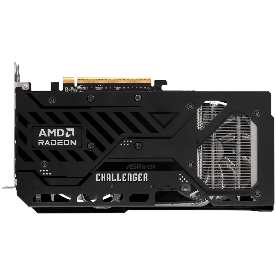 Видео карта ASROCK Video Card AMD Radeon RX 9060 XT Challenger 16GB GDDR6 128-bit HDMI 2x DP - Image 5