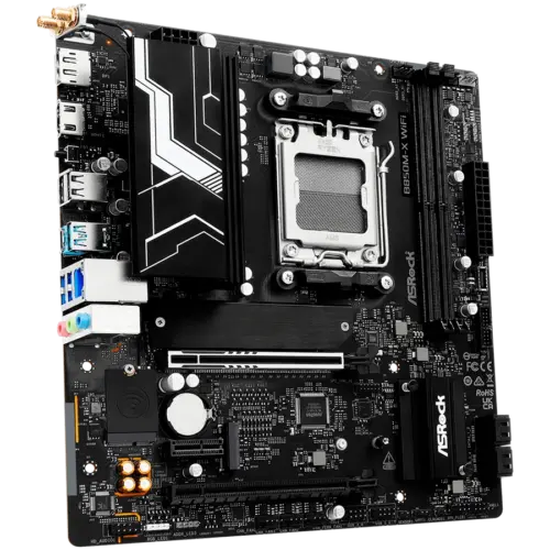 Alternative view of Дънна платка ASROCK B850M-X WIFI R2.0 mATX AM5 DDR5