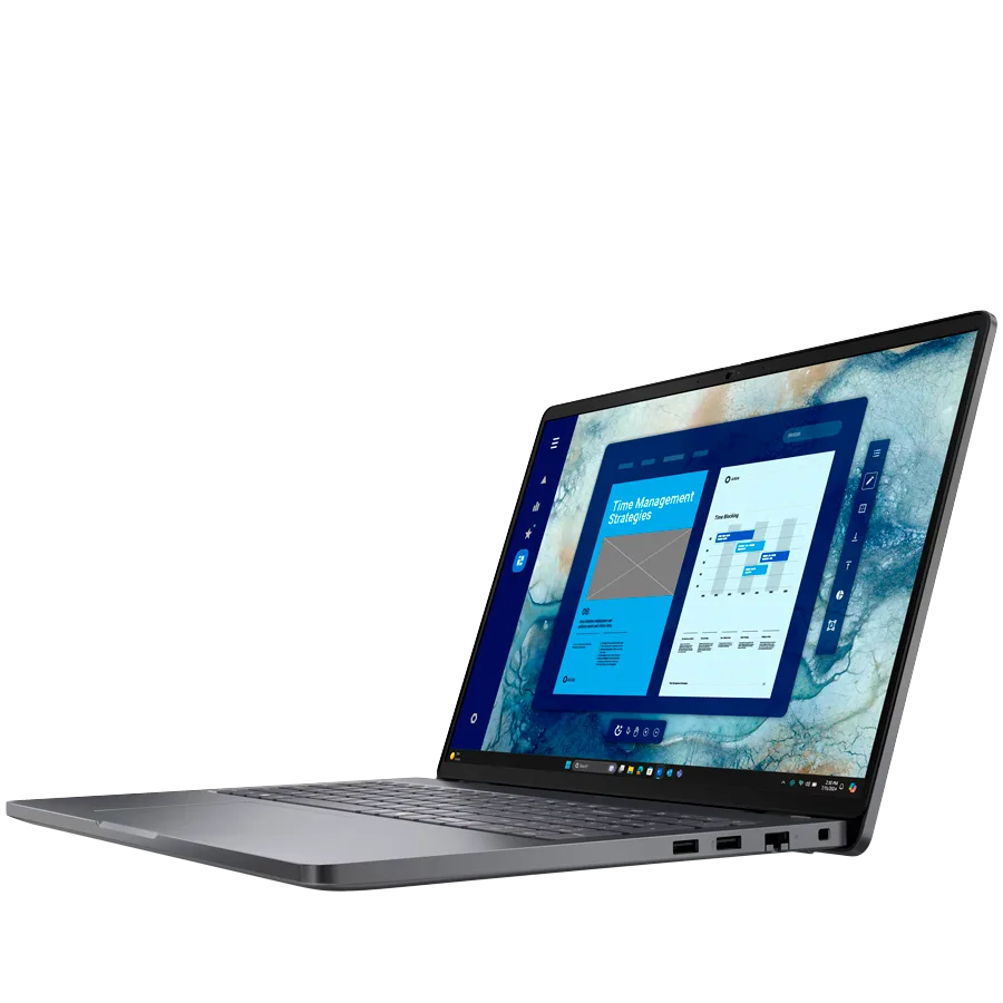 Лаптоп Dell Pro 16 (PC16255), AMD Ryzen AI 7 350 (8C, 16T, 24MB cache, up to 5.0GHz), 16.0"FHD+(1920x1200) Non-Touch AG, 16GB (1x16GB) DDR5, 512GB M.2 SSD, AMD Radeon 860M Graphics, WiFi+BT, IR Cam+Mic, BG Backlit KBD, FPR, Win11Pro, 3Y ProSupport - Image 38