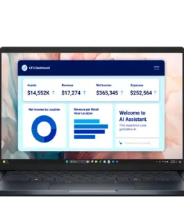 Лаптоп Dell Pro 14 Plus (PB14250) Intel Core Ultra 7 255U (12C 12 TOPS NPU up to 5.2GHz) 14.0"FHD+(1920x1080) Non-Touch
