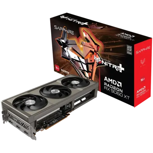 Видео карта SAPPHIRE NITRO+ AMD RADEON RX 9060 XT GAMING OC 16GB DUAL HDMI / DP