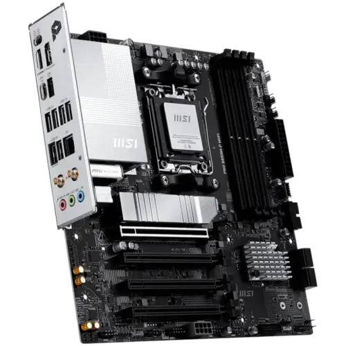 Дънна платка MSI PRO B850M-P WIFI mATX Socket AM5 4x DDR5 Dual Channel DDR5 up to 8200(OC)MHz 4x PCIe x16 slot 3x M.2 sl