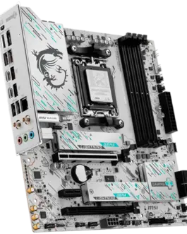 Дънна платка MSI B850M GAMING PLUS WIFI mATX Socket AM5 4x DDR5 Dual Channel DDR5 up to 8200(OC)MHz 2x PCIe x16 slot 2x