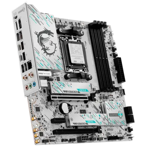 Дънна платка MSI B850M GAMING PLUS WIFI mATX Socket AM5 4x DDR5 Dual Channel DDR5 up to 8200(OC)MHz 2x PCIe x16 slot 2x