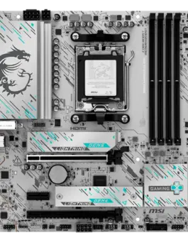 Alternative view of Дънна платка MSI B850M GAMING PLUS WIFI, mATX, Socket AM5, 4x DDR5 Dual Channel DDR5 up to 8200(OC)MHz, 2x PCIe x16 slot, 2x M.2 slot, 3x USB 5Gbps, 3x USB 10Gbps, 2x USB 10Gbps Type-C, HDMI, DP, 7.1 HD Audio, 5G LAN, WiFI 7, BT, 3Y