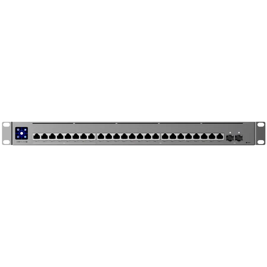 Kомутатор Ubiquiti Layer 3 Etherlighting USW-Pro-XG-24-PoE-EU (16) 10 GbE (8) 2.5 GbE and (2) 25G SFP28