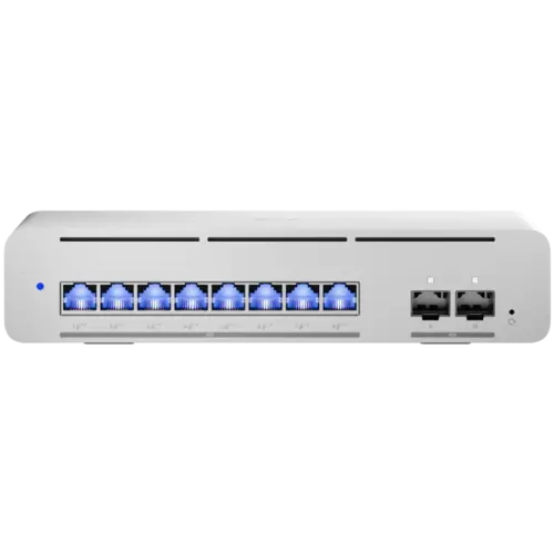 Kомутатор Ubiquiti Layer 3 Etherlighting USW-Pro-XG-8-PoE-EU (8) 10 GbE and (2) 10G SFP+