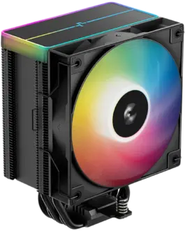 Охладител за процесор Охладител DeepCool AG500 BK ARGB V2 CPU Air Cooler 1x120mm ARGB PWM Fan ARGB Top Cover 6 Heatpipes