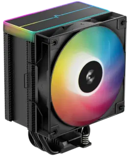 Охладител за процесор Охладител DeepCool AG500 BK ARGB V2 CPU Air Cooler 1x120mm ARGB PWM Fan ARGB Top Cover 6 Heatpipes