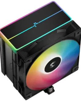 Alternative view of Охладител за процесор Охладител DeepCool AG500 BK ARGB V2, CPU Air Cooler, 1x120mm ARGB PWM Fan, ARGB Top Cover, 6 Heatpipes, LGA 1851/1700/1200/1151/1150/1155, AMD AM5/AM4, 125x95x160 mm(LxWxH), R-AG500-BKAMMN-GJD, 2Y