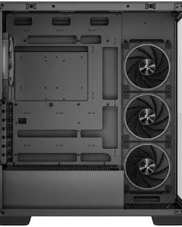 Alternative view of Кутия за компютър DeepCool CG580 4F V2, Mid Tower, Mini-ITX/Micro-ATX/ATX, Rear Connector support, 2xUSB3.0, 1x Type-C Gen2, 1xAudio, 3x120mm ARGB Reverse Fans, 1x120mm ARGB Fan, Tempered Glass, Mesh Panel, Black, R-CG580-BKADA4-G-2, 2Y