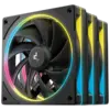 Вентилатор DeepCool FL12 SE 3IN1 3x120mm ARGB Fans 8-pin Cable PWM Fluid Dynamic Bearing PBT 3 pack ARGB Halo R-FL12SE-B