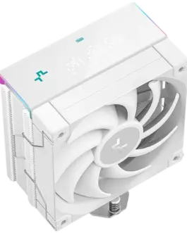 Alternative view of Охладител за процесор Охладител DeepCool AK400 DIGITAL PRO WH, CPU Air Cooler, 1x120mm FT12 SE PWM Fan, Digital Display, ARGB, Core Touch Technology 2.0, 4 Heatpipes, White, LGA1851/1700/1200/115x, AMD AM5/AM4, 126x97x159 mm(LxWxH), 3Y, R-AK400-WHAPM