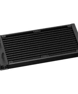 Alternative view of Охладител за процесор Охладител DeepCool MYSTIQUE 240 ARGB, 240mm CPU Liquid Cooler, 2.8" LCD screen, 2x120mm PWM ARGB Fans, Fluid Dynamic Bearing, Black, Intel LGA1851/1700/1200/1151/1150/1155, AMD AM5/AM4, R-LX550-BKADSNC-G-1, 5Y