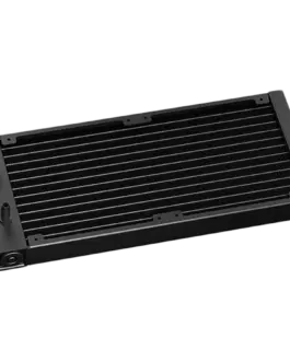 Alternative view of Охладител за процесор Охладител DeepCool MYSTIQUE 240 ARGB, 240mm CPU Liquid Cooler, 2.8" LCD screen, 2x120mm PWM ARGB Fans, Fluid Dynamic Bearing, Black, Intel LGA1851/1700/1200/1151/1150/1155, AMD AM5/AM4, R-LX550-BKADSNC-G-1, 5Y