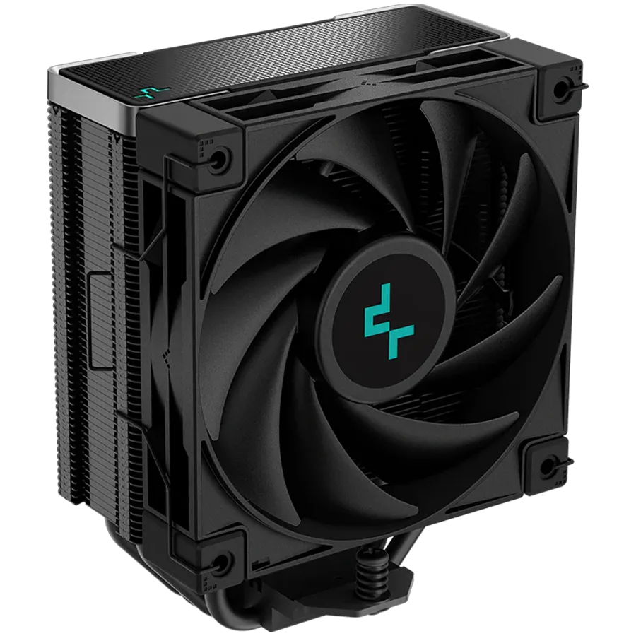 Охладител за процесор Охладител DeepCool AK400 Zero Dark CPU Air Cooler 1x120mm PWM Fan TDP 220W 4 Heatpipes LGA1851/170